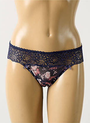 Culotte stretch bleu EMPREINTE femme