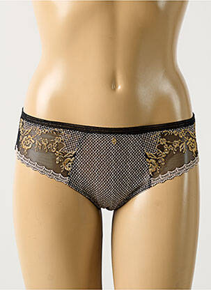 Culotte effet matière satinée noir EMPREINTE femme