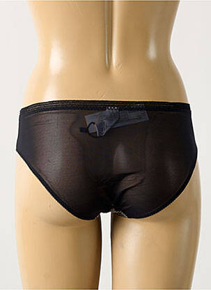 Culotte effet matière satinée noir EMPREINTE femme
