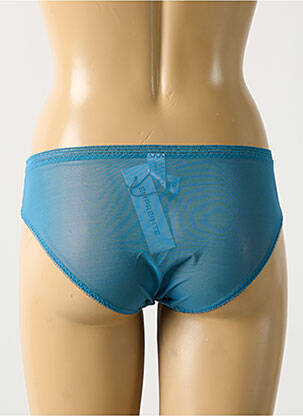 Culotte effet matière satinée bleu EMPREINTE femme