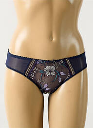 Culotte effet matière satinée bleu EMPREINTE femme