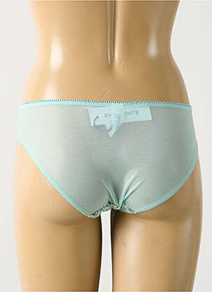 Culotte effet matière satinée bleu clair EMPREINTE femme