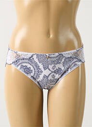 Culotte tissage satiné bleu EMPREINTE femme