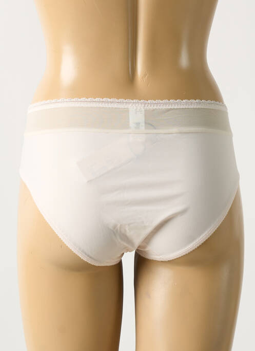 Culotte tissage satiné beige EMPREINTE femme