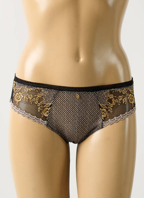 Culotte effet matière satinée noir EMPREINTE femme