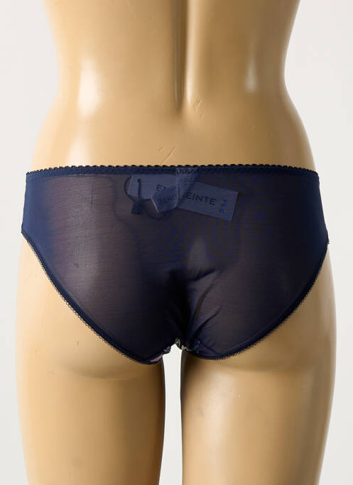 Culotte effet matière satinée bleu EMPREINTE femme