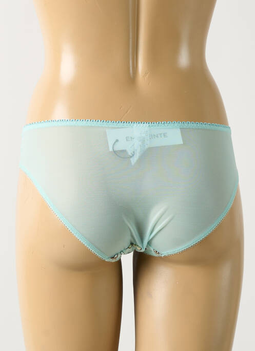 Culotte effet matière satinée bleu clair EMPREINTE femme