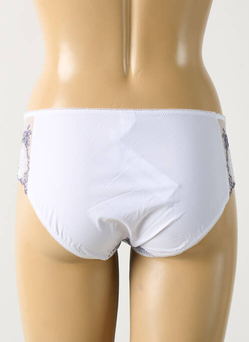 Culotte tissage satiné bleu EMPREINTE femme