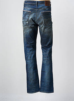 Jeans coupe slim fermeture boutonnée sur le devant taille normale bleu DONOVAN homme