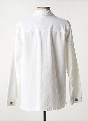 Veste casual poches blanc C'EST BEAU LA VIE femme