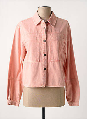 Veste casual coupe droite orange C'EST BEAU LA VIE femme