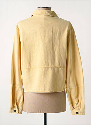 Veste casual coupe droite jaune C'EST BEAU LA VIE femme