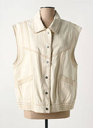 Veste casual poches beige C'EST BEAU LA VIE femme