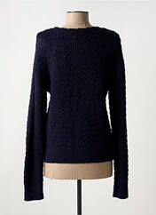 Gilet manches longues bleu C'EST BEAU LA VIE pour femme seconde vue