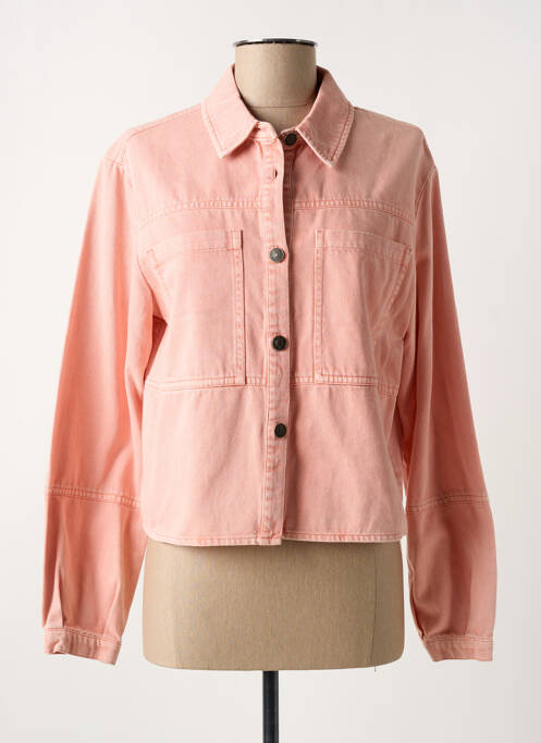 Veste casual coupe droite orange C'EST BEAU LA VIE femme
