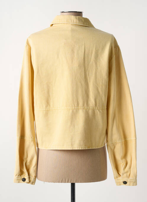 Veste casual coupe droite jaune C'EST BEAU LA VIE femme