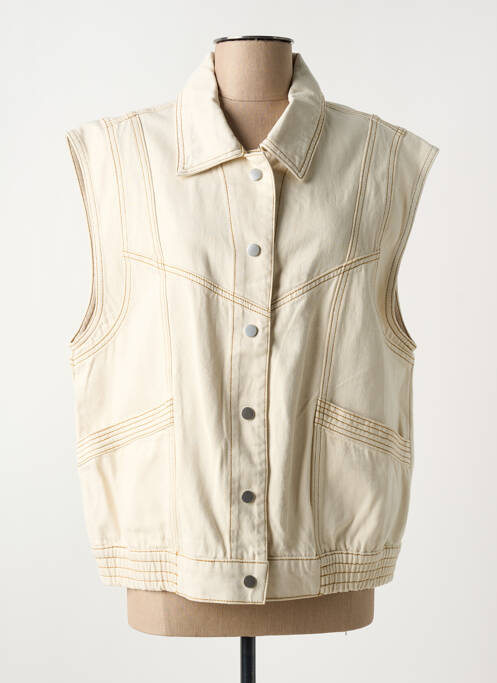 Veste casual poches beige C'EST BEAU LA VIE femme