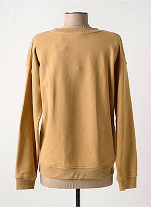 Sweat-shirt stretch manches longues marron C'EST BEAU LA VIE femme