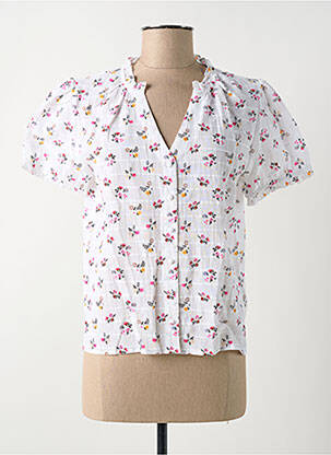 Chemisier blanc C'EST BEAU LA VIE pour femme