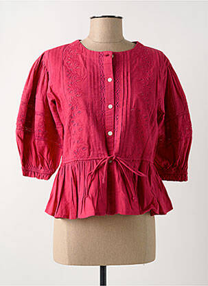 Chemisier rouge C'EST BEAU LA VIE pour femme