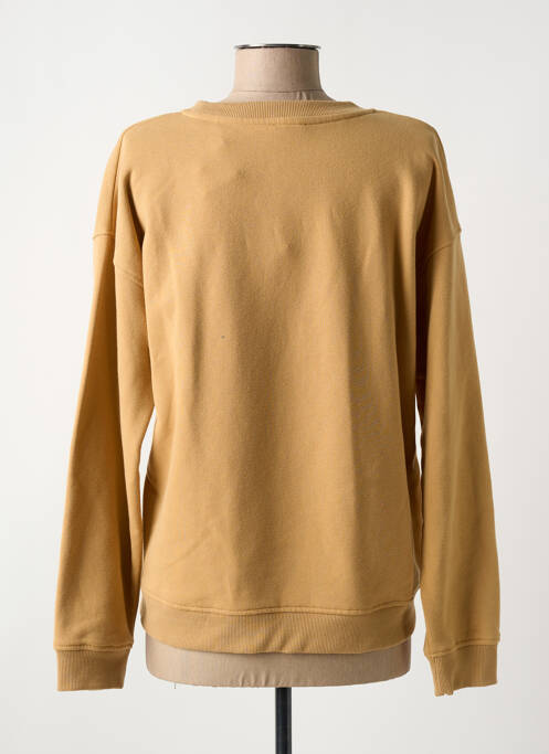 Sweat-shirt stretch manches longues marron C'EST BEAU LA VIE femme