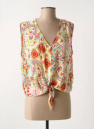 Chemisier beige C'EST BEAU LA VIE pour femme