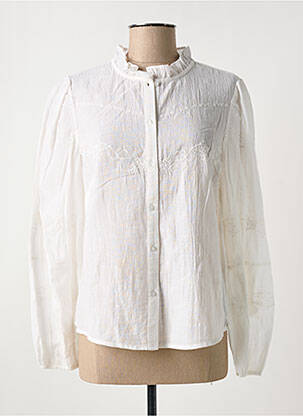 Chemisier blanc C'EST BEAU LA VIE pour femme