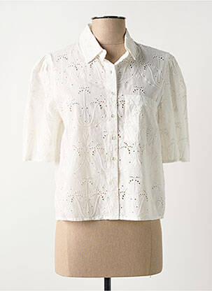 Chemisier blanc C'EST BEAU LA VIE pour femme