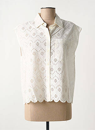 Chemisier blanc C'EST BEAU LA VIE femme