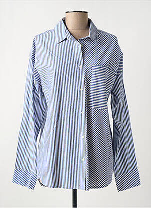 Chemisier bleu C'EST BEAU LA VIE pour femme