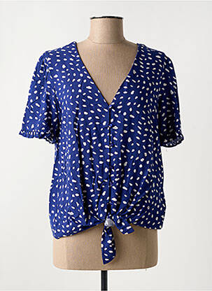 Chemisier bleu C'EST BEAU LA VIE pour femme