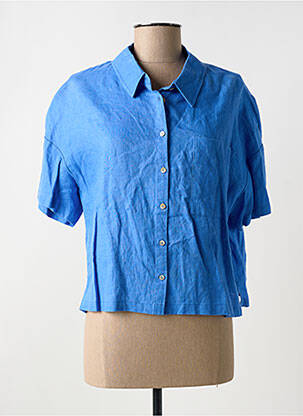 Chemisier bleu C'EST BEAU LA VIE pour femme