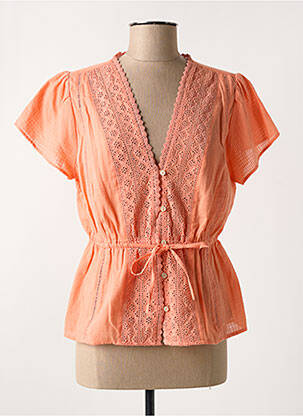 Chemisier orange C'EST BEAU LA VIE pour femme