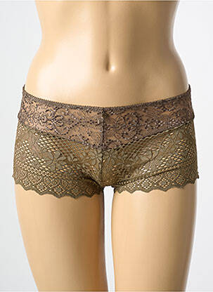Shorty shorty vert EMPREINTE femme