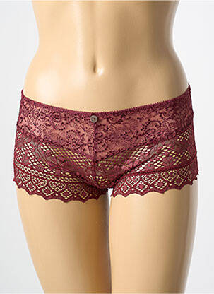 Shorty rouge EMPREINTE pour femme