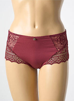 Shorty rouge EMPREINTE pour femme