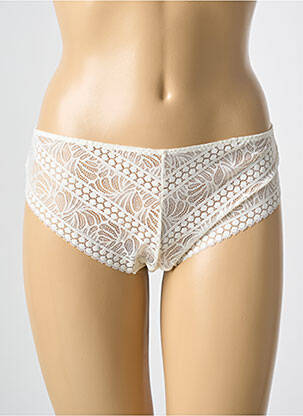 Tanga blanc ANTIGEL pour femme