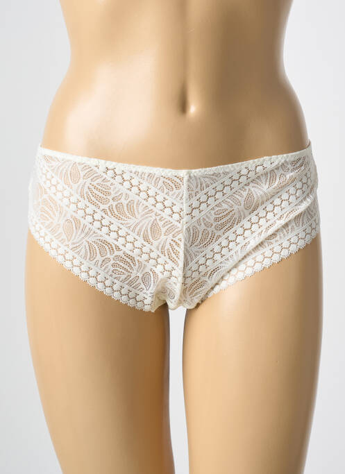 Tanga blanc ANTIGEL pour femme