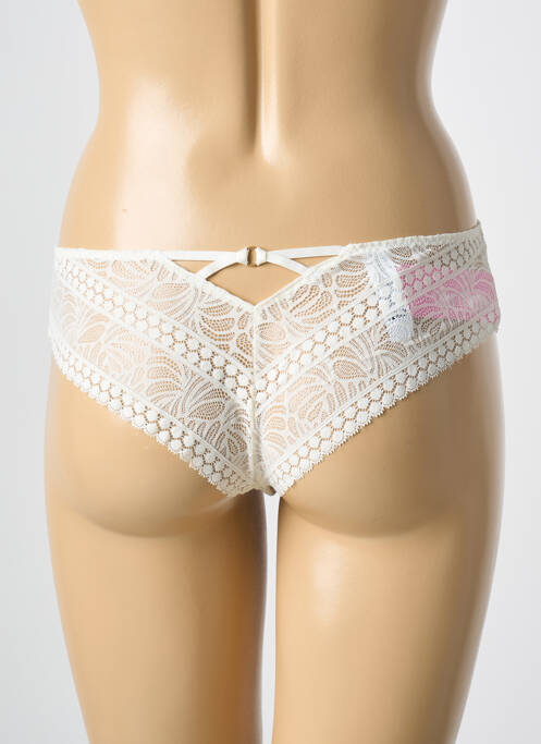 Tanga blanc ANTIGEL pour femme