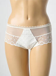 Shorty tissage tulle blanc ANTIGEL femme