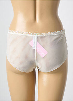 Shorty tissage tulle blanc ANTIGEL femme
