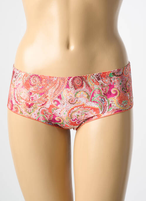 Shorty orange ANTIGEL pour femme