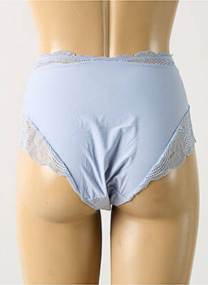 Culotte haute tissage satiné bleu TRIUMPH femme