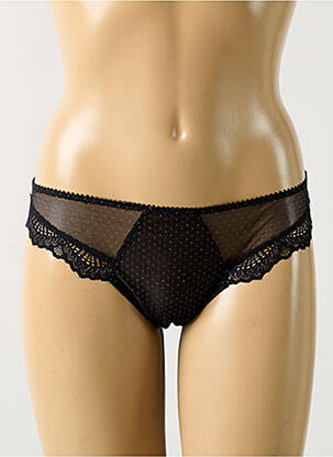 Culotte effet matière satinée noir ANTIGEL femme