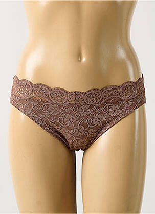 Culotte effet matière satinée marron TRIUMPH femme