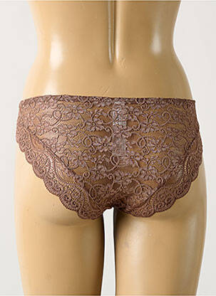 Culotte effet matière satinée marron TRIUMPH femme