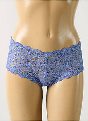 Culotte tissage satiné bleu TRIUMPH femme