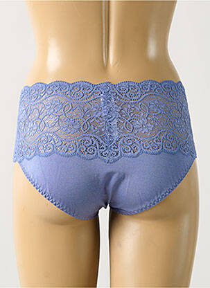 Culotte tissage satiné bleu TRIUMPH femme