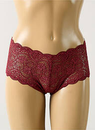 Shorty tissage satiné rouge TRIUMPH femme