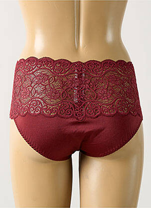 Shorty tissage satiné rouge TRIUMPH femme